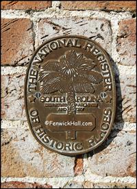 Fenwick Hall is a member of the National Register of Historic Places. John's Island near the Stono River. 