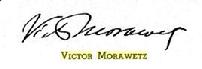 Victor Morawetz, Esq, signature