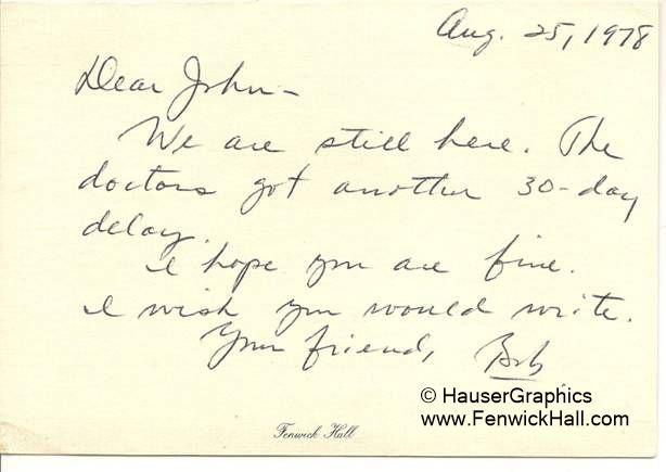 Robert I Blanchard, Helena Nellie Blanchard, HauserGraphics. Fenwick  Hall note card,  Johns island, 