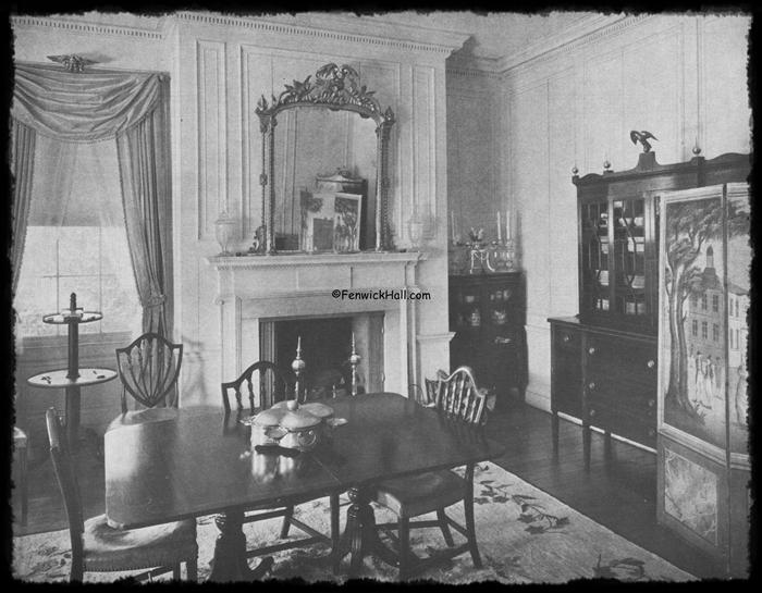 1930's Morawetz dining room. Simple but elegant. 