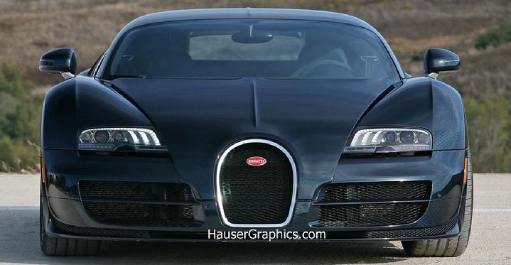 bugatti veyron, fenwick, hauser graphics,