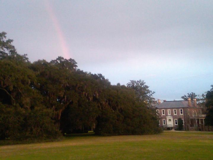 Rainbow over Fenwick Castle 