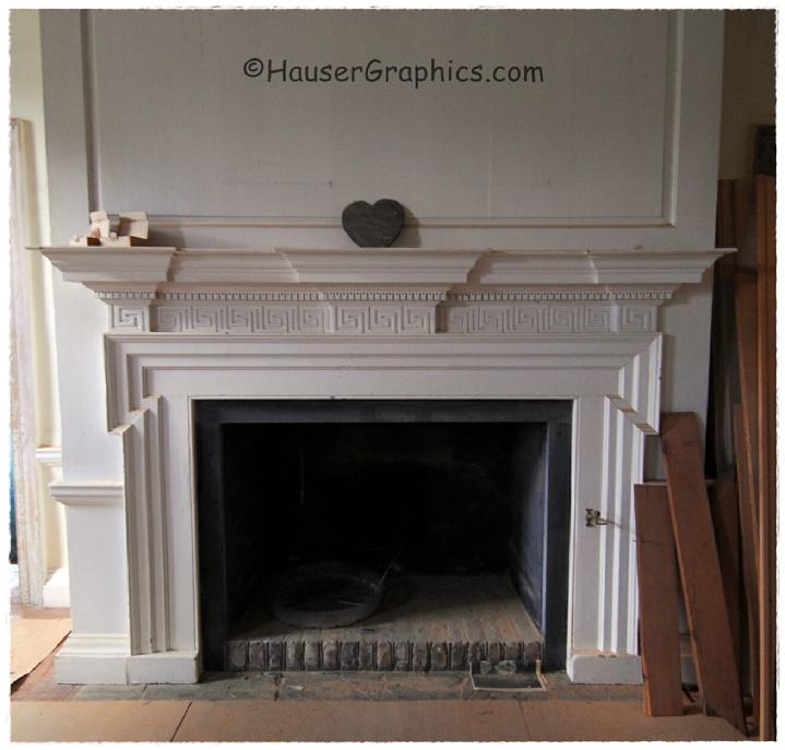 2009 Restoration of the Great Hall's fireplace.